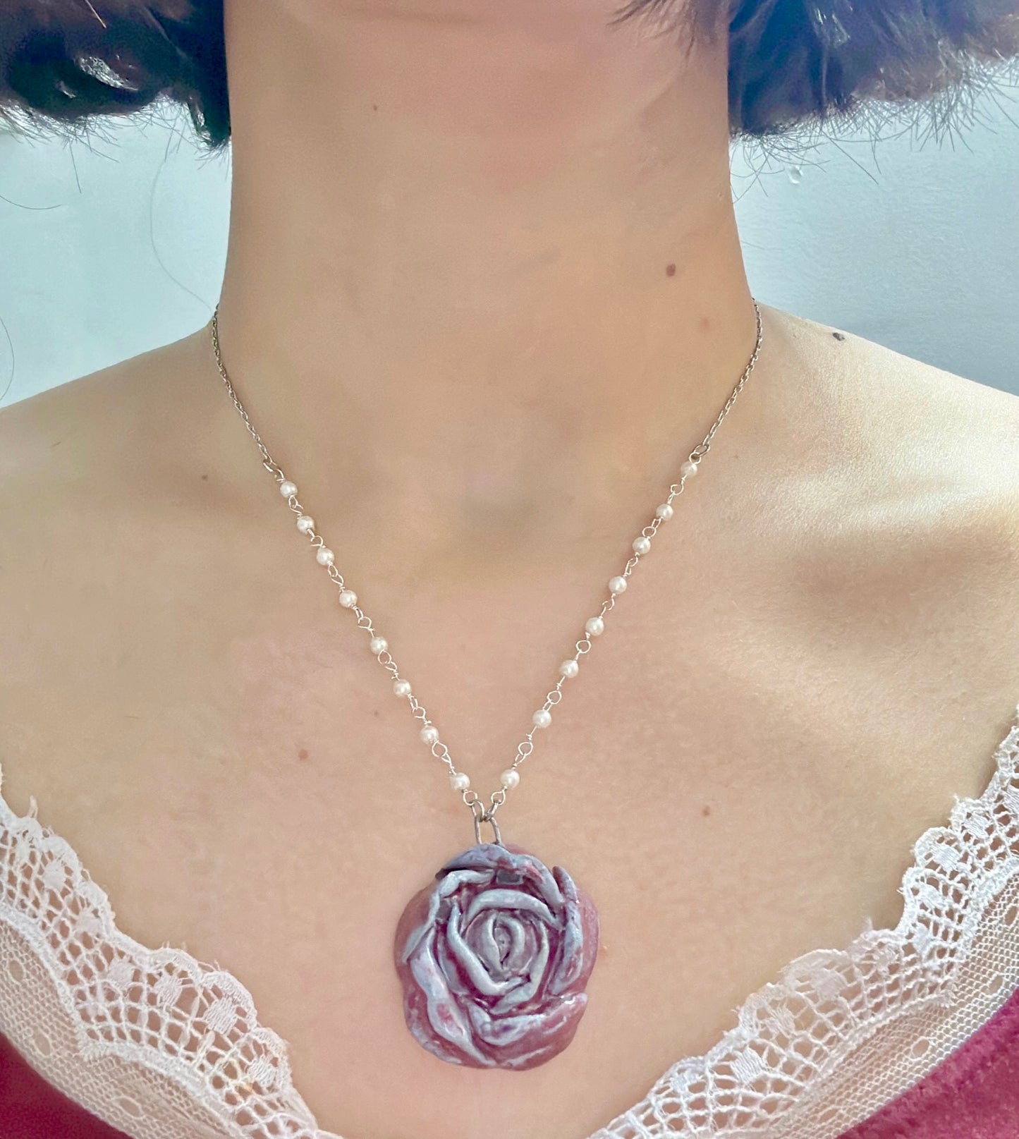 Beautifully Handmade Ceramic Necklace