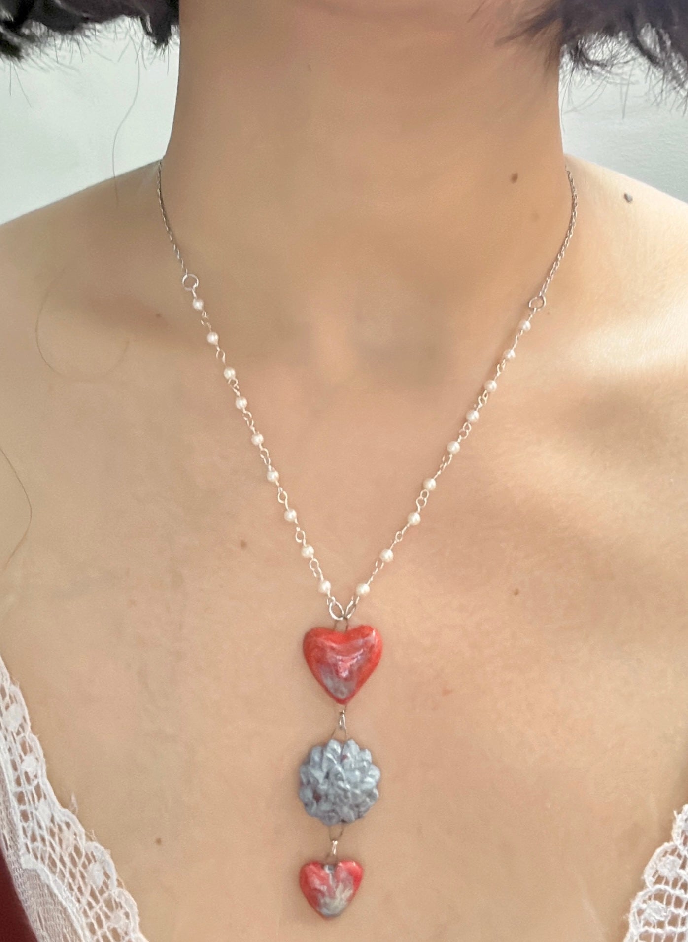 Beautifully Handmade Ceramic Necklace
