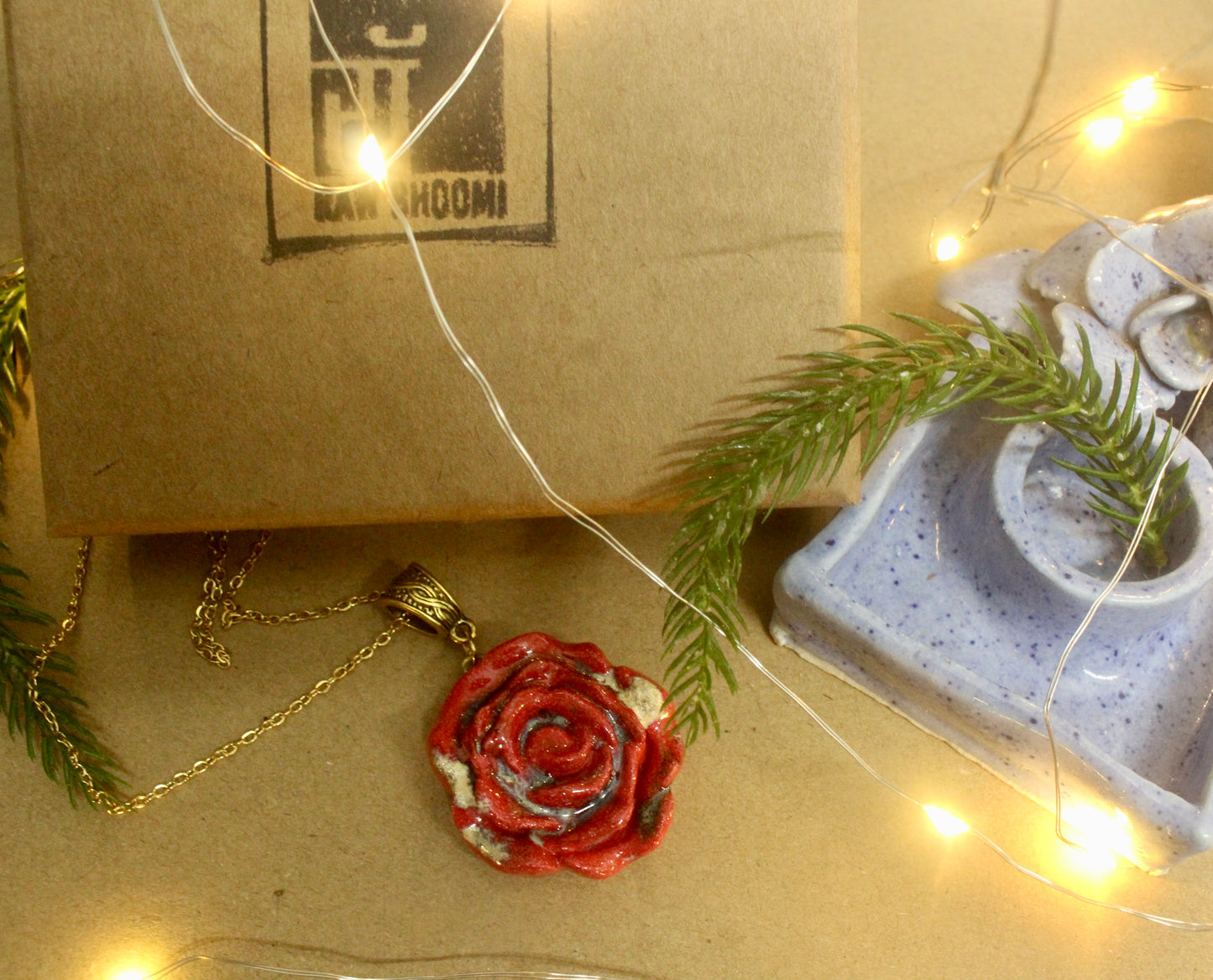 Beautifully Handmade Ceramic Necklace