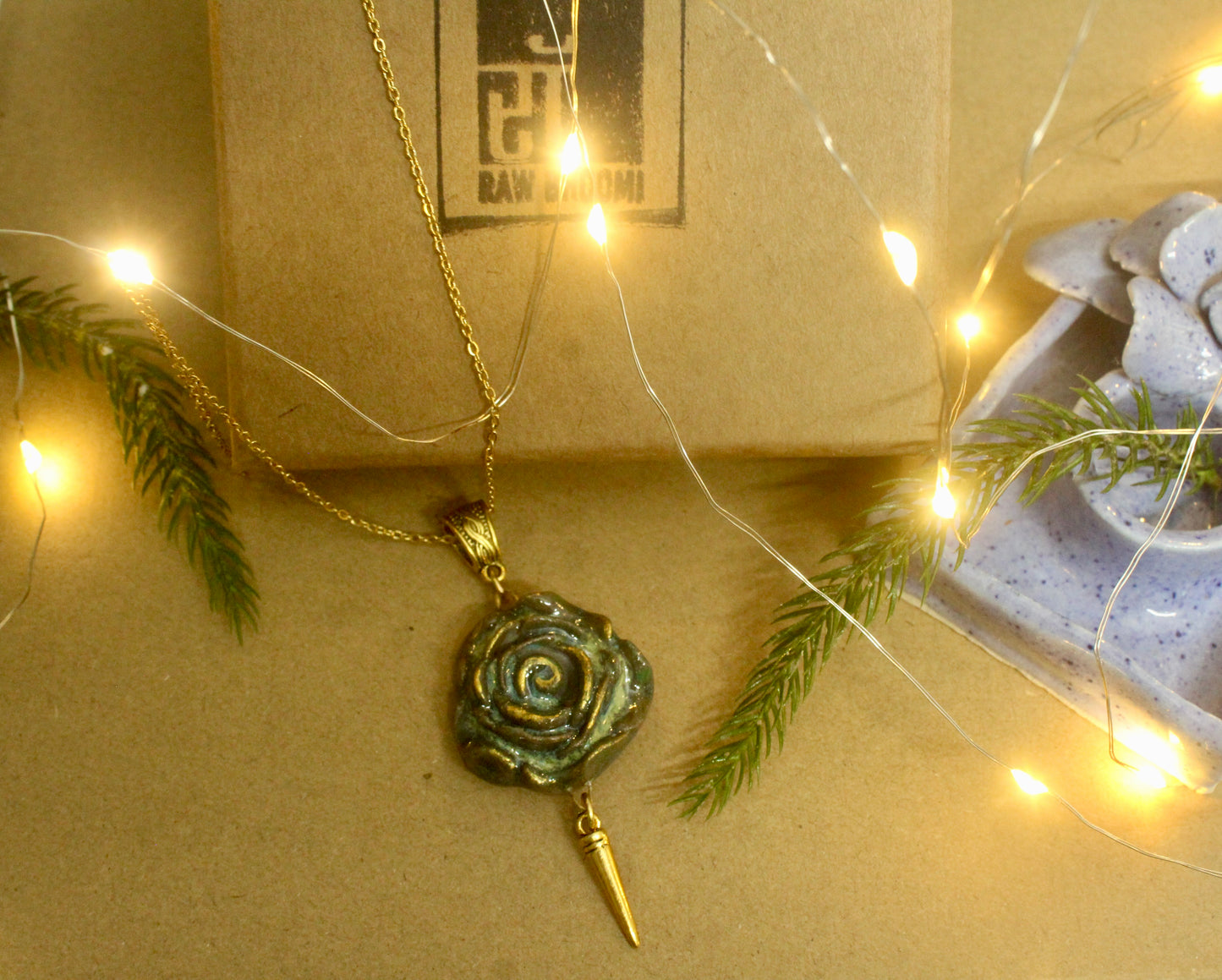 Beautifully Handmade Ceramic Necklace