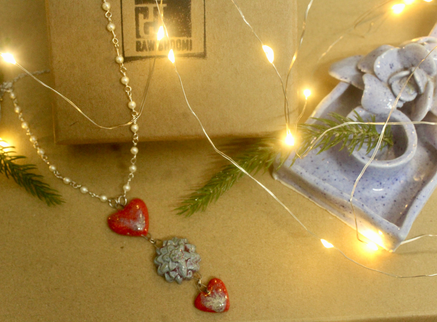 Beautifully Handmade Ceramic Necklace