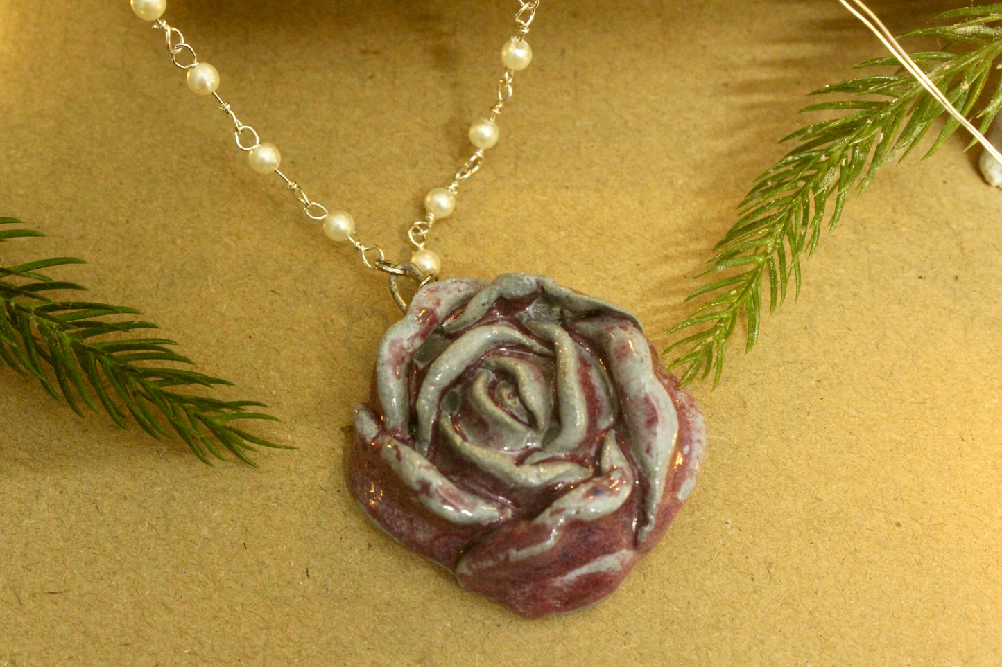 Beautifully Handmade Ceramic Necklace