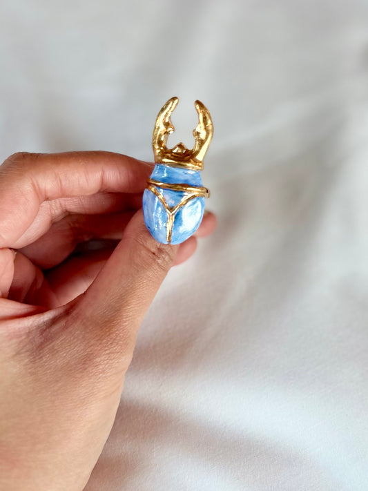 Ira Iridescent Handmade Porcelain Ring