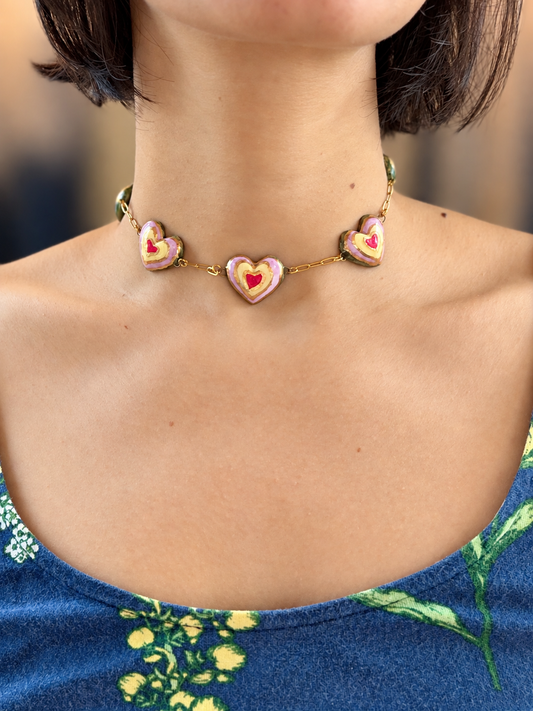 Juhi Handmade Porcelain Necklace