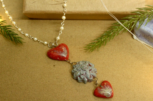 Beautifully Handmade Ceramic Necklace